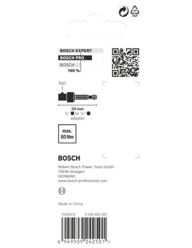 BOSCH 2608003053 Llave de vaso PRO Impact...