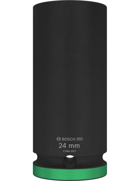 BOSCH 2608003055 Llave de vaso PRO Impact Socket (½″ x 24mm) profundo