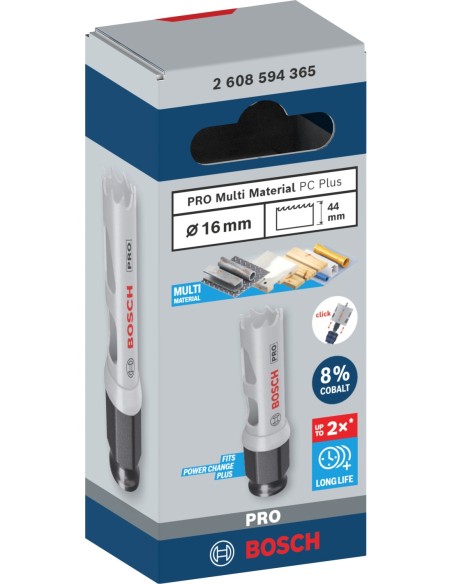 BOSCH 2608003055 Llave de vaso PRO Impact Socket (½″ x 24mm) profundo