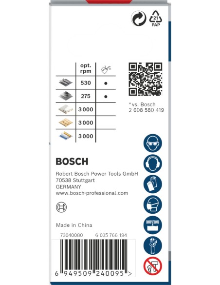 BOSCH 2608003055 Llave de vaso PRO Impact Socket (½″ x 24mm) profundo