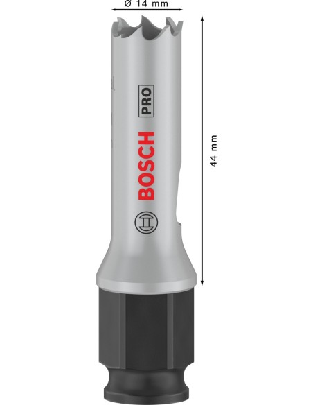 BOSCH 2608003054 Llave de vaso PRO Impact Socket (½″ x 24mm) estándar