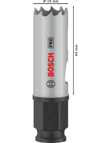 BOSCH 2608003057 Llave de vaso PRO Impact Socket (½″ x 30mm) estándar