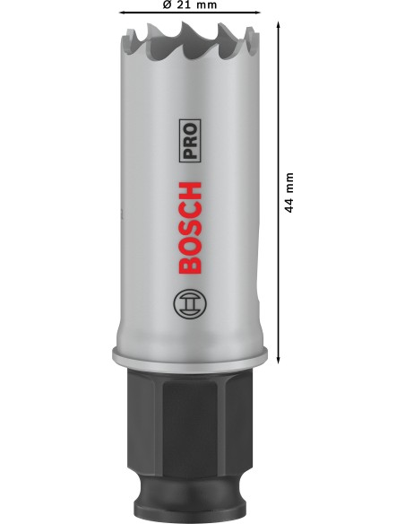 BOSCH 2608003059 Llave de vaso PRO Impact Socket (¾″ x 22mm) estándar