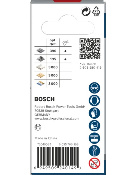 BOSCH 2608003060 Llave de vaso PRO Impact Socket (¾″ x 24mm) estándar