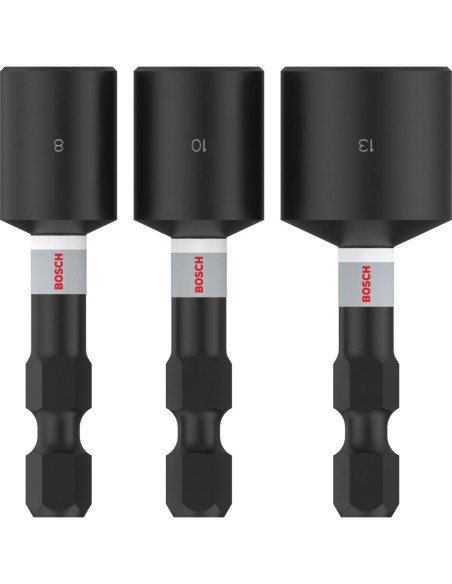 BOSCH 2608521U64 PRO Nutsetter Impact (Ø8 x 50 mm) (Ø10 x 50 mm) (Ø13 x 50 mm) (3 uds)