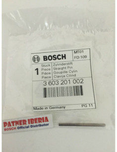 Repuesto original BOSCH 3603201002 Clavija cilíndrica