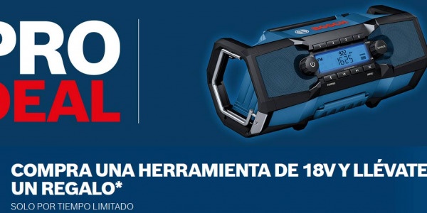 Promoción PRO DEALS | Regalo seguro por compras de herramientas de 18V