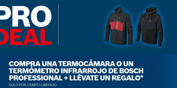 Promoción PRO DEALS | Ropa calefactable gratis por la compra de termocámaras y termómetros