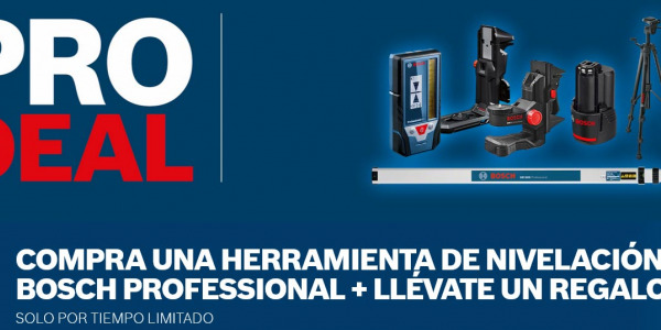 Promoción PRO DEALS | Regalo de un accesorio de nivelación