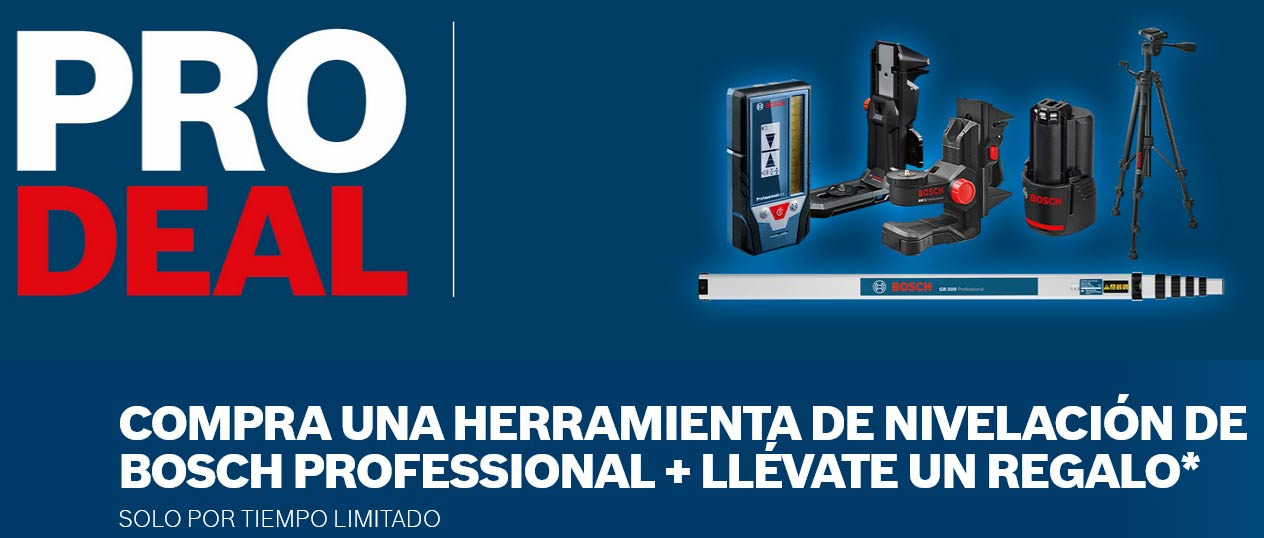 Promoción PRO DEALS | Regalo de un accesorio de nivelación